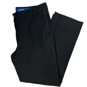 CALLAWAY Black Golf Pants Stretch Cotton Size 36x32